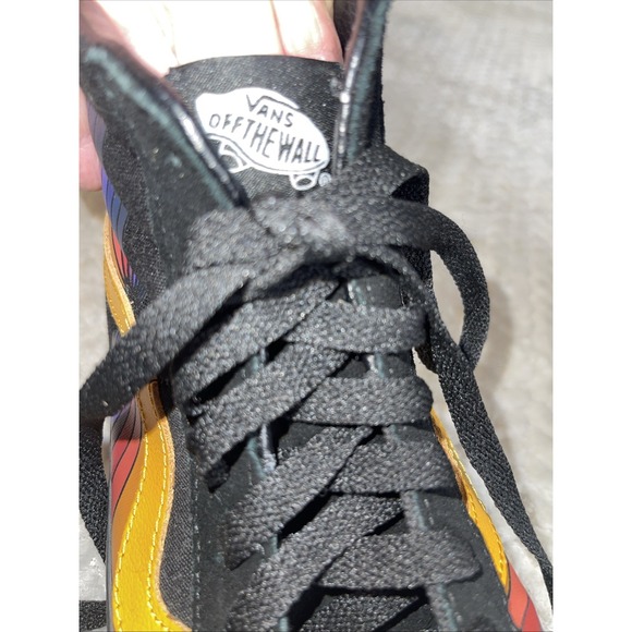 Vans Sk8-Hi Reissue Refract Black And Multi Skate Shoes Men's Sz 7 Multicolor - Picture 11 of 12